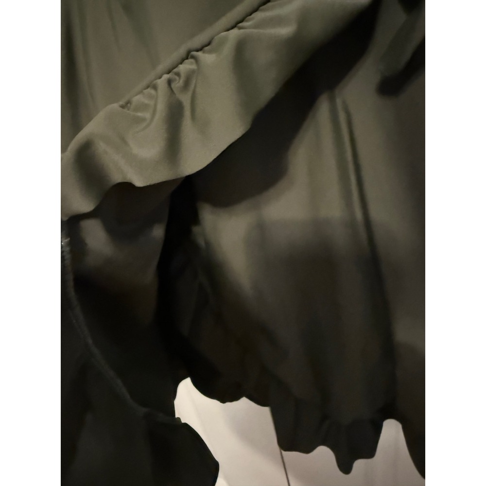SHEKINI Women Olive Green Wrap Ruffle Swim Dress Tunic M - Picture 5 of 12